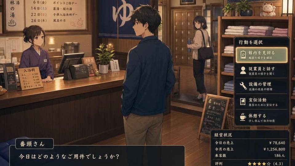 背德浴场 浴场经营 演示图 2